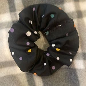 Halloween fun polkadots! normal size hair scrunchie!